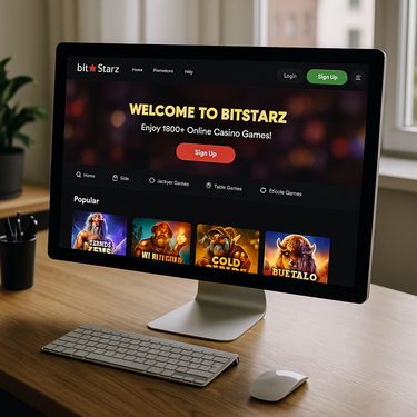 BitStarz - Desktop Platform Interface - User Experience Design